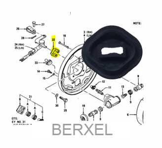 Rear Brake lever boot